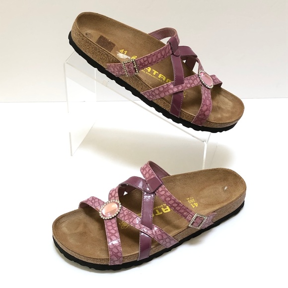 Birkenstock Shoes - Birkenstock Tatami Sandals Croc Skin Print 41 / 10
